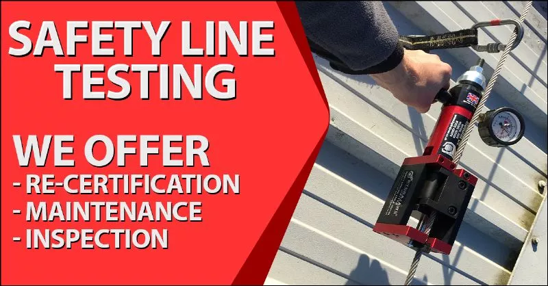 Safety Line Testing Keighley Industrial Roofing - Keighley, West Yorkshire
